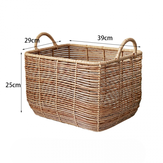 Straw Basket Set 3 Pcs